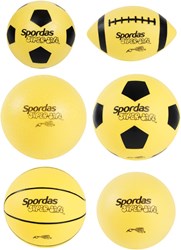 Spordas set de pelotas deportivas SuperSafe - 6 piezas espuma vinilo