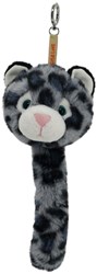 One Love colgante leopardo de las nieves gris negro - accesorio joyería niños