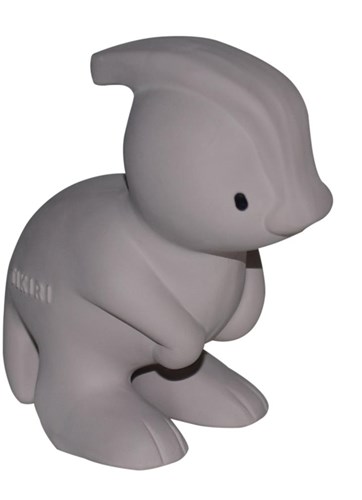Tikiri dinosaurio juguete de baño de caucho natural para bebés