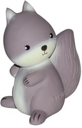 Tikiri juguete de baño ardilla caucho natural sin BPA mordedor para bebé