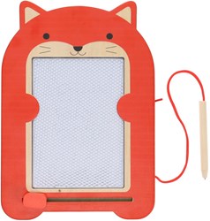 Petit Collage pizarra mágica zorro - juguete creativo para niños