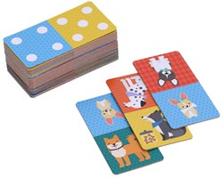 Petit Collage juego dominó perros - juego educativo niños cartón