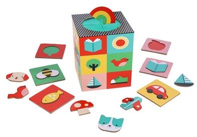 Petit Collage juego educativo formas tacto juguete sensorial-3