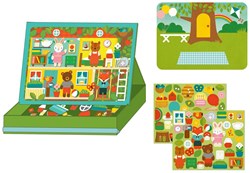 Petit Collage juguete magnético fiesta en la casa del árbol - juego magnético para niños