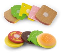 Viga Toys Hamburguesa y sándwich. +18 meses-2