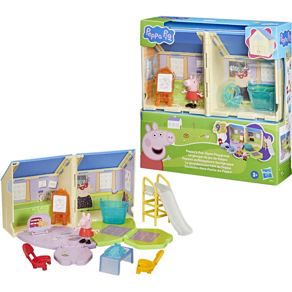 Hasbro Peppa Pig set de juego Pop-Open Aula escuela juguete fantasía