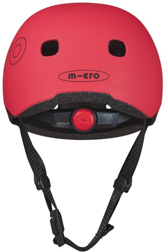 Micro casco bici Deluxe rojo - Casco infantil con luz LED y protección óptima-2