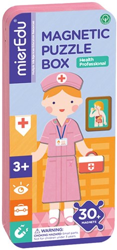 MIEREDU MierEdu - Caja de rompecabezas magnética - Doctor