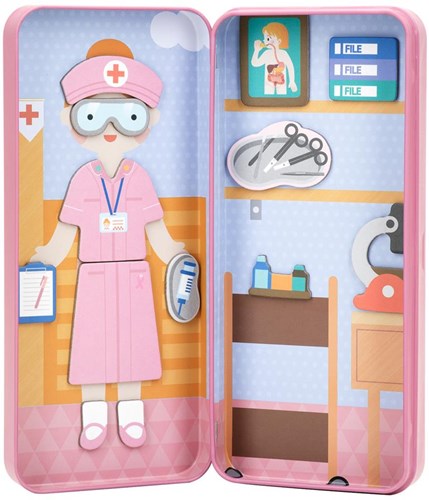 MIEREDU MierEdu - Caja de rompecabezas magnética - Doctor-2