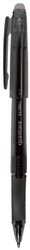 Quantore bolígrafo de gel borrable negro 0,7mm - set de 12 unidades