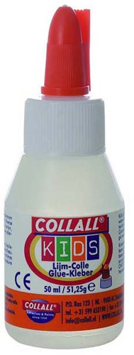 Collall pegamento infantil diversión creativa 100 ml transparente seguro