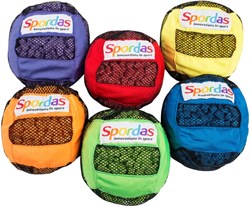 Spordas set de pelotas sensoriales - 6 unidades - pelotas de juego táctiles