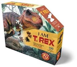 MAD CAPP puzzle dinosaurio T-Rex 100 piezas cartón