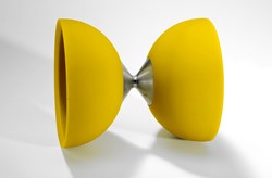 Rubber Diabolo - Geel