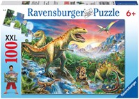 Ravensburger puzzle dinosaurios XXL - 100 piezas rompecabezas niños