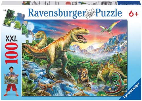 Ravensburger puzzle dinosaurios XXL - 100 piezas rompecabezas niños