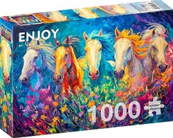 Enjoy Puzzle rompecabezas Bright Galloping 1000 piezas animales