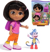 Muñeca Spin Master Dora la Exploradora 15 cm con mochila y Boots juguete-3