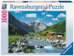Ravensburger puzzle paisaje Karwendelgebirge Austria - 1000 piezas