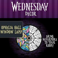 Blue Sky Studios Wednesday lámpara ventana Ophelia Hall luz LED-3