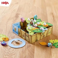 Haba juego de mesa Mamá Buitre - juego cooperativo infantil nido de madera-2