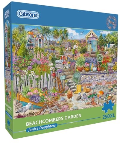 Gibsons puzzle Beachcomber's Garden 250XL - piezas extra grandes