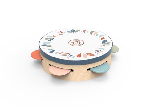 Speedy Monkey - Pandereta - 17,5x17,5x4,5cm