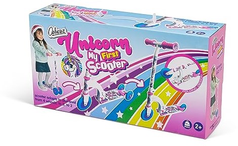 Patinete infantil unicornio - patinete juguete colorido unicornio exterior-2