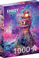 Enjoy Puzzle rompecabezas faro bajo el agua 1000 piezas colorido
