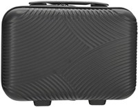 Enrico Benetti beautycase negro - resistente maleta Louisville 10,5L