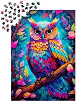 Enjoy Puzzle rompecabezas Dazzling Owl - 1000 piezas diversión colorida-3