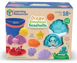Learning Resources juguete educativo Ocean Emotion Seashells set