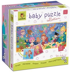 Ludattica Dudu' Baby Puzzle Collection -Zeemeerminnen (8 x 4)