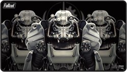 Ultra Pro tapete de juego Fallout Brotherhood of Steel negro cosido premium