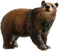 Bullyland figura de juguete oso pardo - animal pintado a mano