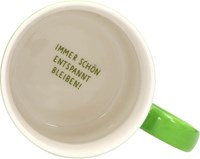 Depesche taza de porcelana Born to chill! 300ml con detalles dorados-2