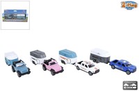 Auto met paardentrailer 16,5cm