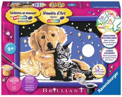 Ravensburger pintura cielo estrellado juguete creativo - pintar por números