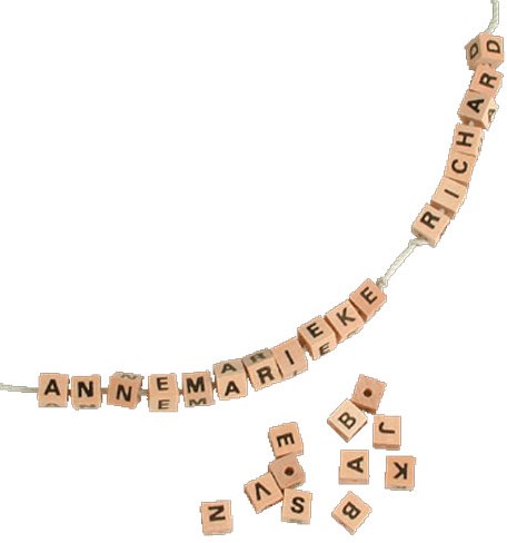 Goki cuentas de letras de madera set alfabeto 300 piezas juguete educativo-2