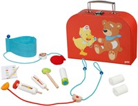 Goki maletín de médico juguete de madera con accesorios 10 piezas-3