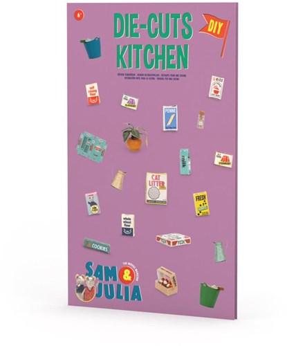 Het Muizenhuis hojas de decoración cocina - Sam y Julia set creativo cartón
