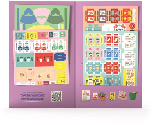Het Muizenhuis hojas de decoración cocina - Sam y Julia set creativo cartón-2