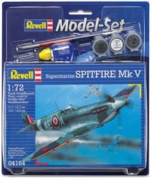 Revell Spitfire Mk V 1:72 Kit de montaje Aeronave de ala fija
