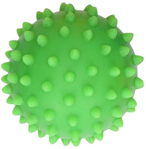 Mom's Care juguete sensorial pelota de masaje verde para bebés y niños pequeños