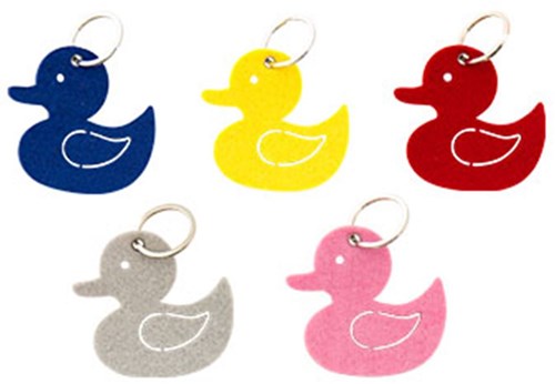 Global Affairs llavero pato accesorio - colores alegres
