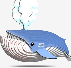 Eugy puzzle 3D - Kit de ballena azul de cartón juguete creativo