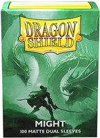 Asmodee Dragon Shield fundas para cartas matte dual might 100 unidades TCG