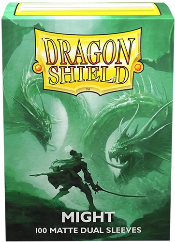 Asmodee Dragon Shield fundas para cartas matte dual might 100 unidades TCG