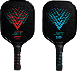 Franklin Jet Aluminium Pickleball Paddle - Black/Blue -