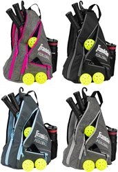 Franklin Pickleball Sling Bag - Grey/Pink -